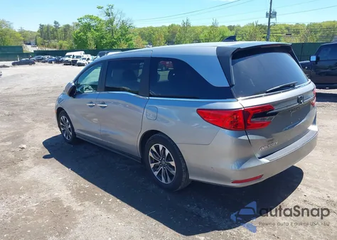 2024 Honda Odyssey Ex-L from USA, damaged, VIN 5FNRL6H64RB043216